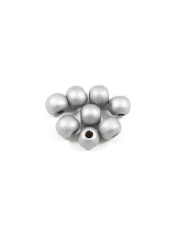Бусины дерево HBB-02 15мм (10 шт) серебро