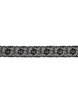 Кружево капрон 55мм ТBS.0574-3013 черн (1м)