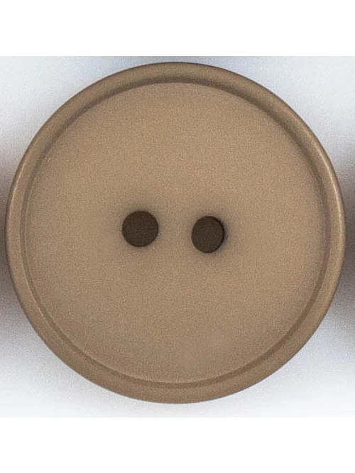 Пуговица пластик 18мм PS17 1шт бежевый - фото 2