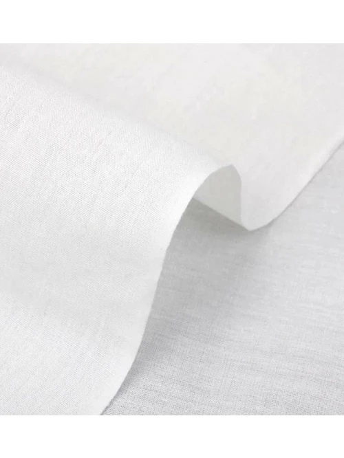 Ткань БЯЗЬ 100%хб ш150см 10090 отбелен 1метр - фото 1